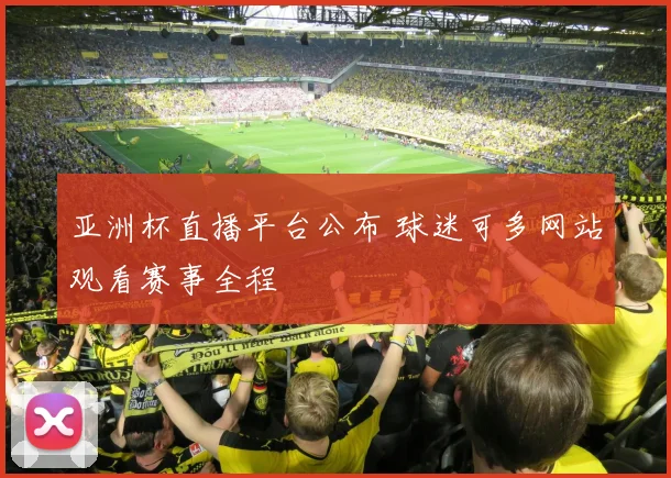 亚洲杯直播平台公布 球迷可多网站观看赛事全程